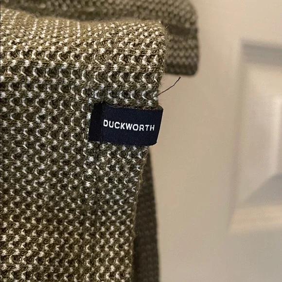 Duckworth Olive Hooded Sweatshirt M - Picture 2 of 7